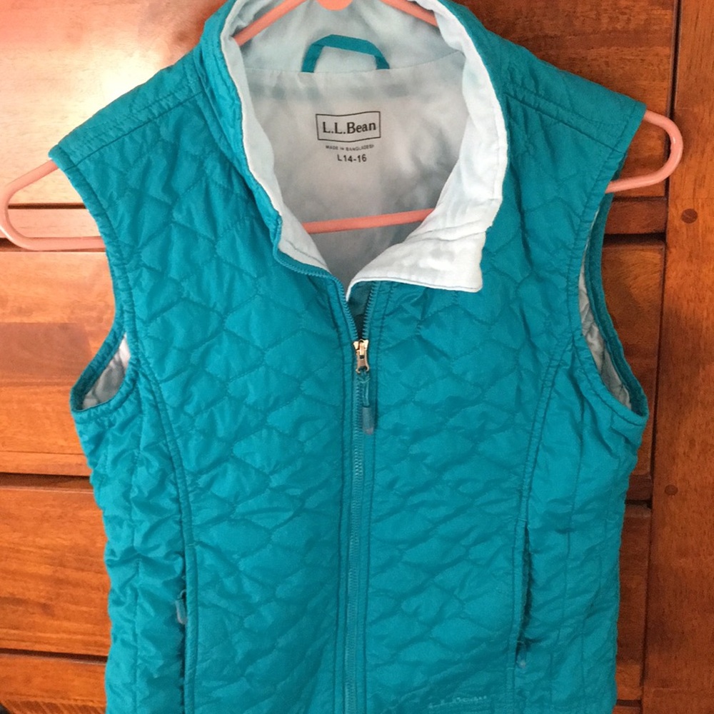 LL Bean girls vest size 14-16